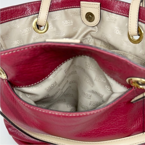 Michael Kors Pebbled Leather Bucket Bag - Picture 7 of 8